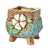 2つの小さなガーデンポットのセット創造的なポットポット多肉植物のポット[I]