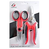 Durevole Shears for Electrical and Electronics Work (Set of Two) [並行輸入品]