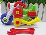 Keler子DisassemblyとアセンブリMotorcycle Toy (カラフル)