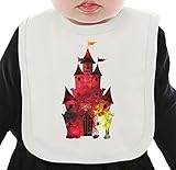 Princess Castle ネクタイを有する有機ビブ Medium