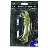 River's Edge Antler Drawer Pull, Brown [並行輸入品]