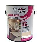 ダイヤモンドBriteペイント1-gallonセミグロスラテックスペイント高Hidingホワイト 1 Gallon 21400 1
