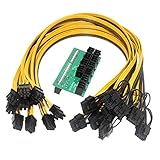 Flameer 8pケーブル（10本入り）　電源ブレークアウト　基板　DPS-1200FB　マイニング用　鉱山採掘