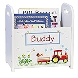 PersonalizedレッドトラクターBookストレージ