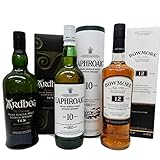 アイラ飲み比べ3本セット アードベッグ10年700ml、ラフロイグ10年700ml、ボウモア12年700ml