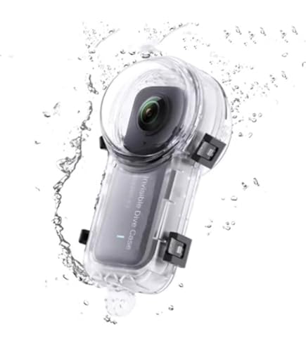 Amazon | TOMGDRACO Insta360 X3 見えない潜水ケース 360度カメラ 水中 