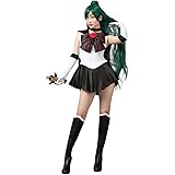procosplay 冥王せつな セーラープルート コスプレ 衣装 コスチューム セーラー戦士 セーラースーツ 舞台 舞台劇 仮装 パーティー 学園祭 文化祭 ハロウィン mp000694 (XS（バスト：79cm）)
