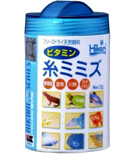 ミミズミミズ商品 Amazon.co.jp: ヒカリ (Hikari) ひかりFD ビタミン糸ミミズ 22