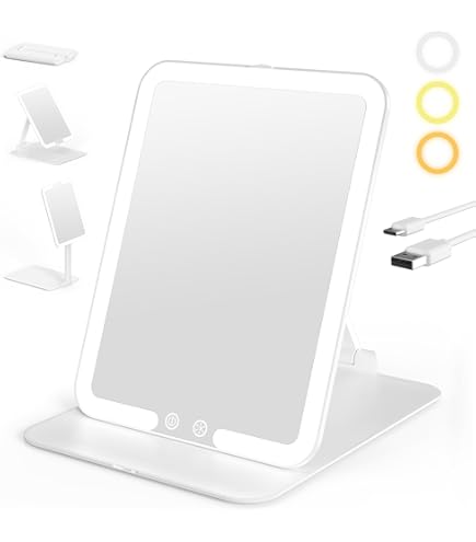 Amazon.co.jp: HIBELLA Glamirror メイクセンサーミラー 5倍拡大鏡