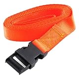 E-Value ワンタッチ荷締ベルト 25mmX2m オレンジ