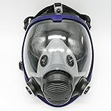 球形で大視野のシリカゲル防毒全マスク　塗装化学や防ホルムアルデヒドや消防用ほこりアーク呼吸ウイルスろ過
