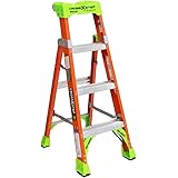Louisville Ladder【ルイビルラダー】ファイバーはしご脚立クロスステップ 耐荷重135kg【4ft（120cm）】