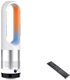 セラミックヒーター 電気ファンヒーター【冷暖両用＆羽根なし】リモコン付き 省エネ 51RFfqUWJ4L.jpg_BO30,255,255,