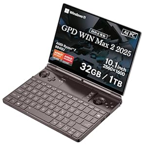 TENKU GPD WIN Max 2 ポータブルゲーミングPC (Ryzen7 8840U 32GB+1TB Wi-Fi版)