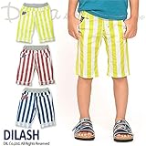 (ディラッシュ) DILASH初夏'16/ストライプ柄ストレッチチノハーフパンツ 140 ブラウン
