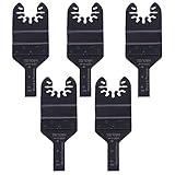 5本クイックリリース10mm HCSブラック振動マルチツール木製カッターソーブレードフェインドルレボッシュ用