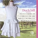 三段フリルサンドレスワンピース（濠Du）ホワイト110cm