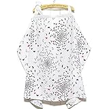 Choice　授乳ケープ大判　コットン　ガーゼ 生地　収納袋付き　ワイヤー入り　授乳エプロン　ナーシングケープ　お出かけ 便利　６色選べ　授乳カバー 2重ガーゼ A/B/C/D