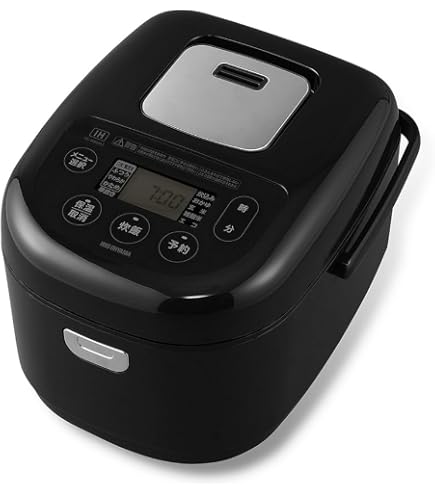 Amazon | 炊飯器 圧力IH 5.5合 50銘柄炊き分け機能 極厚火釜 ブラック