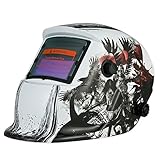 KKmoon 自動遮光 溶接面 溶接ヘルメット TIG MIG ソーラーパワーヘッドバンド調整可能