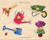 Edushape Large Knob Puzzle, Garden Tools [並行輸入品]