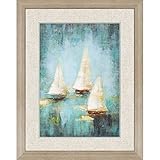 Paragon Sail Away II Framed壁アート 1"D x 30"W x 38"H イエロー 1699