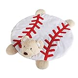 Mud Pie Plush Mat Tummy Time Nursery D?cor, Baseball by Mud Pie