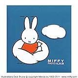 【お子様の誕生記念に刺繍アルバムを作成致します/ア-LB-615】フエルアルバム  ディック・ブルーナ ミッフィー ブルー/ア-LB-615-B