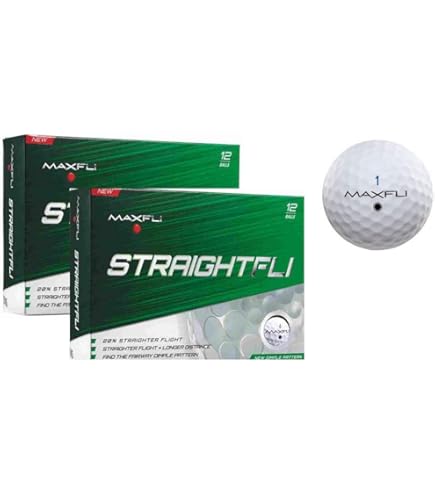 Amazon.co.jp: Maxfli (マックスフライ) ゴルフボール Straightfli