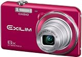 CASIO デジタルカメラ EXILIM 1610万画素 6倍 レッド EX-ZS20RD