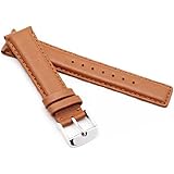 [輸入王オリジナル] 時計パーツ IWCと互換性あり ポルトギーゼ用 ベルト 牛革 ライトブラウン 21/18 mm