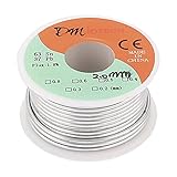 uxcell　糸ハンダ　　2mm 100G 63/37　ロジンコア　錫リードロール