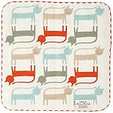 シンジカトウ ひだまり暮らしの和タオル タオルチーフ cat & cat SKTC014-21