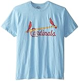 Louis Cardinals 47ブランドMLB Scrum「Cooperstown」プレミアムライトブルーTシャツ XL