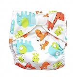 SUNNY BABY おむつカバー 布おむつ フリーサイズ サイズ調節可 テープ式 ぞう&きりん [並行輸入品]