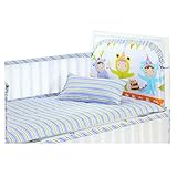 四季の美しいベッドベッドプロテクター通気性のベビーベッドのバンパーセット