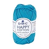 DMC HAPPY COTTON ハッピーコットン 並太 #786 ブルー系 約20g巻 約43m 5玉1袋 DMC392J
