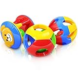 smartprix 1セット赤ちゃんキュートハンドシェイクベルキッズおもちゃGraspトレーニングRattle Ball Toy One Size マルチカラー 6733147