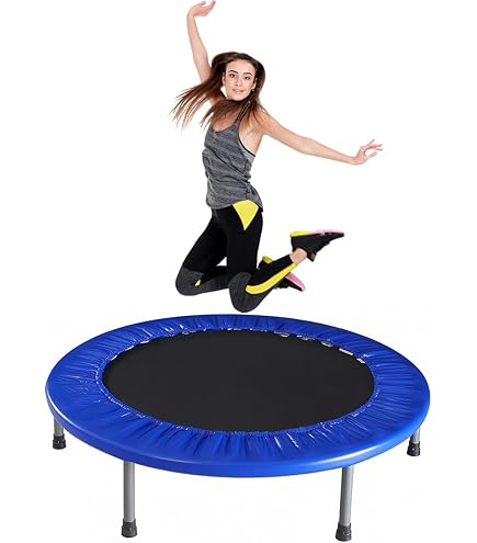 MERACH 48" Foldable Mini Trampoline, Fitness Trampoline With Bungees - View #13