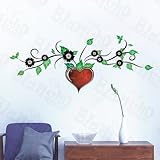 ハート -インテリア ウォールステッカー アップリケ ウォールペーパー