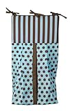 Tadpoles Damask Diaper Stacker, Blue/Brown by Tadpoles [並行輸入品]