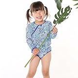 BABY ONE™ （ベビーワン） 女の子水着 ベビーワンピース式水着　子供ミズギ　ビキニ　ショートパンツ (90cm, ブルー)