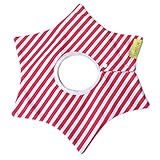 BEATON　JAPAN ベビー 選べる コットン 防水 スタイ (レッド・ストライプ)