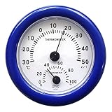 クレセル 温湿度計 壁掛け・卓上両用 CR-103BB
