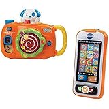VTech Snap & Surprise Camera and Touch & Swipe Baby Phone Bundle Gift - Multi-color [並行輸入品]