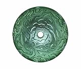 Pegasus GVS-COR-SIL Above Counter Round Glass Vessel Sink, Silver Coral by Pegasus
