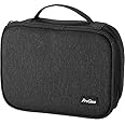 ProCase Electronics Travel Organizer Storage Bag, Double Layer Universal Traveling Gear Accessories Carrying Case Pouch for i