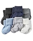 カーターズ Carter's ベビー ブーティー 靴下 6足組 6-Pack Booties 3-12ヶ月 (55-80cm) [並行輸入品]