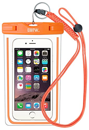 iPhone6/Samsung 防水ケース EOTW&reg; 防水携帯ケース 救助用ネックストラップ付属　IPX8