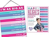 Happy Heights Growth Chart by Sticky Bellies – Girls – Boys – Now Availalble 347